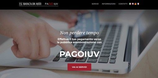 Pagamenti PagoPA per tutti sul portale della Banca di Asti