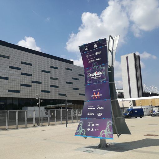 Eurovision, da via Filadelfia a piazza d'Armi la zona è blindata: cancelli, check point e forze dell'ordine [FOTO]