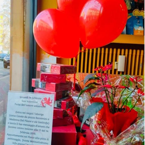 A San Valentino in corso Casale pioveranno messaggi d'amore con &quot;dedica sospesa&quot;