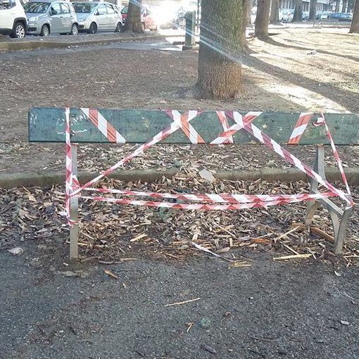 Parella, panchine rotte e tombini intasati su Corso Telesio