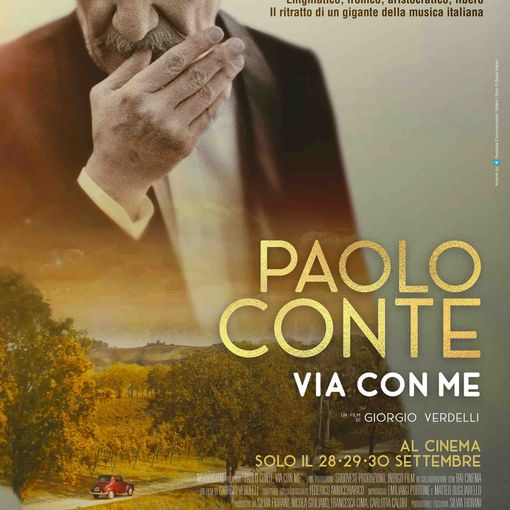 &quot;Via con me&quot;: il docu-film su Paolo Conte in anteprima ad Asti e Torino