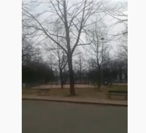 Coronavirus, parco Ruffini sembra &quot;immune&quot;: tante le persone a passeggio o a correre [VIDEO]