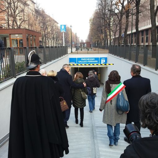 Parcheggiare nella storia, tra città e Cittadella: inaugurato il parking sotterraneo di corso Galileo Ferraris (FOTO)