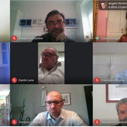 videoconferenza pd moncalieri con Francesco Boccia