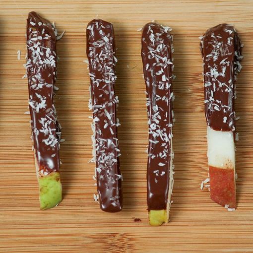 Felici e Veloci le nuove (video)ricette di Fata Zucchina: oggi prepariamo i pera stick