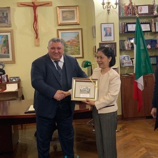 A Pianezza l'ambasciatrice Vietnamita, in occasione del Capodanno Lunare