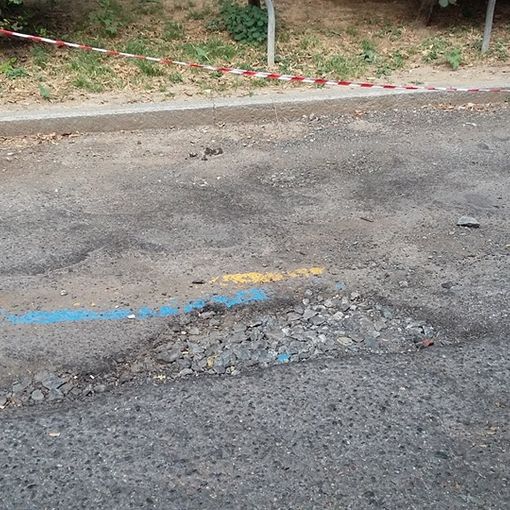Campidoglio, Piazza Moncenisio devastata dalle buche