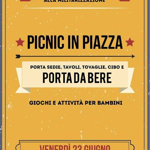 Piazza Santa Giulia, “pic-nic” per superare la tensione