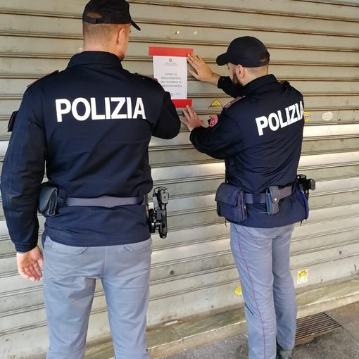 polizia chiusura bar