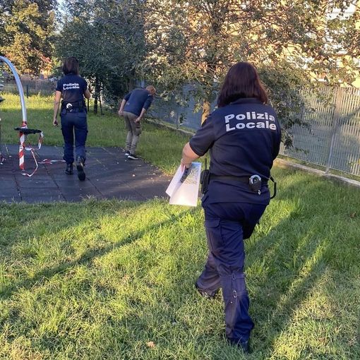 polizia locale nichelino e giochi rotti