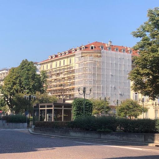 ponteggi e lavori in corso
