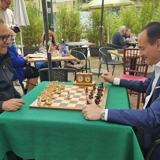 Alberto Cirio e il leader dei Moderati Mimmo Portas