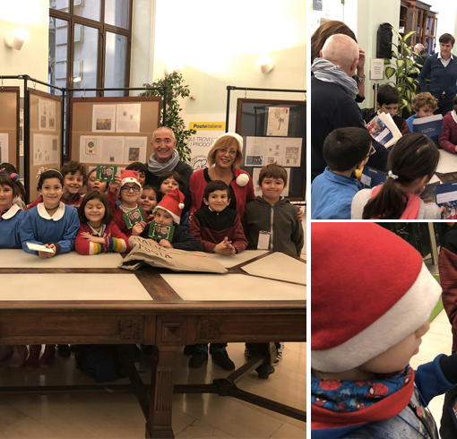 I bimbi delle elementari scrivono a Babbo Natale: le letterine spedite dall’ufficio postale di via Alfieri