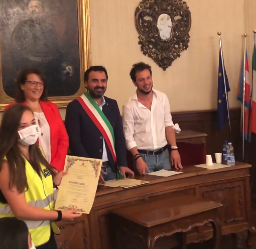 Moncalieri premia i volontari in prima fila durante l'emergenza coronavirus (VIDEO)