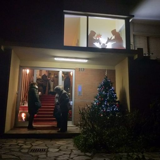 presepe di comunità in via guido reni 212