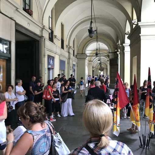 foto di repertorio di una manifestazione di protesta