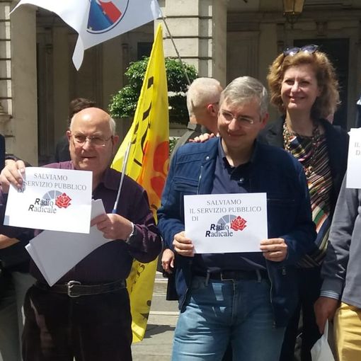 Presidio a Torino Radio Radicale: &quot;Appendino scriva a Di Maio per salvarla&quot;