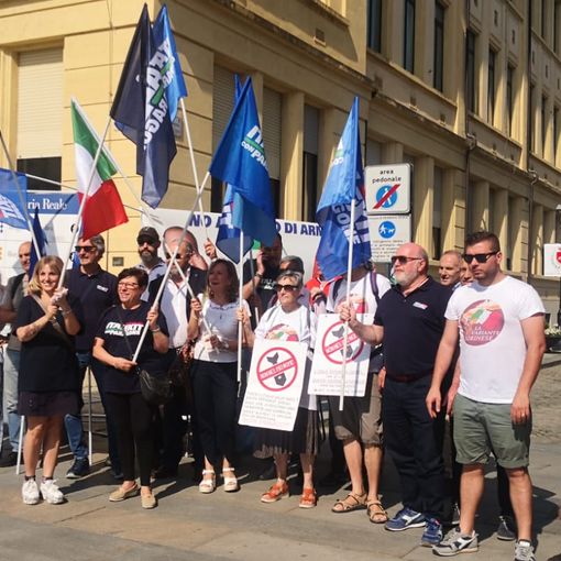 Protesta Italexit Venaria