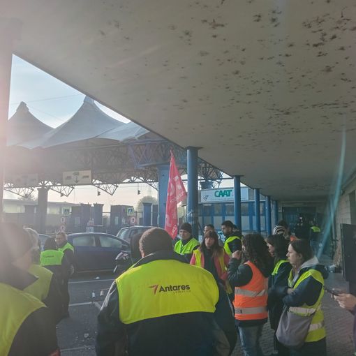 manifestazione di protesta al Caat