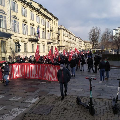 Gli studenti torinesi in corteo