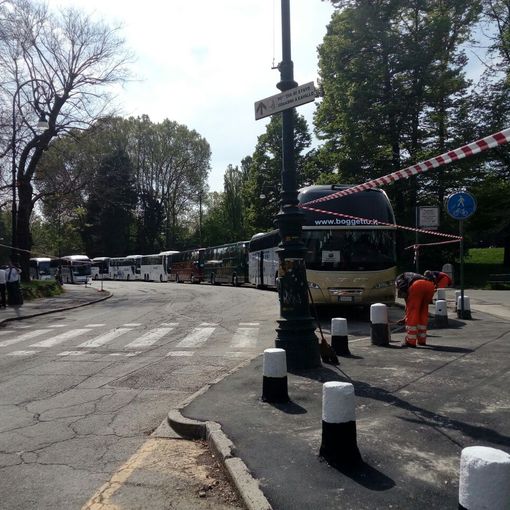 Servizio d'ordine straordinario a Torino aspettando Juve-Barcellona