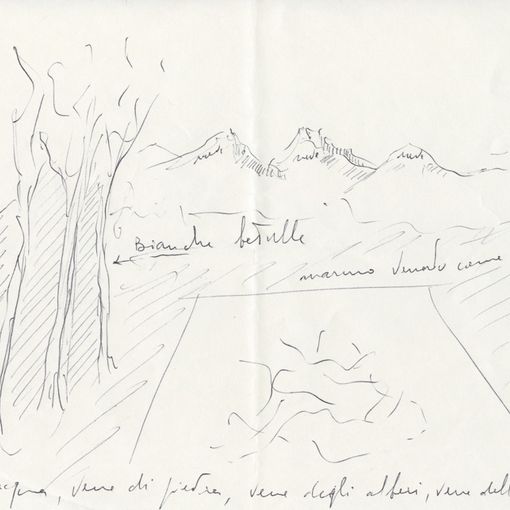 opera di Giuseppe Penone su carta