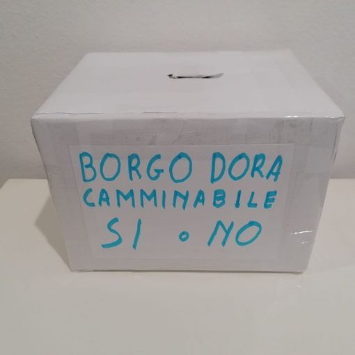 Urna con voto per Borgo Dora pedonale
