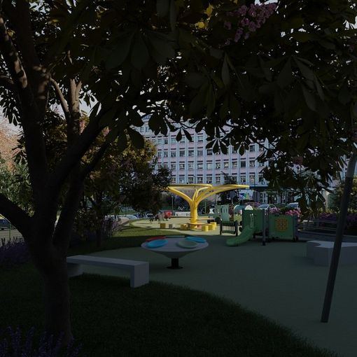 Al via i lavori per la creazione del Giardino del sole davanti all'ospedale Regina Margherita