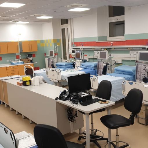reparto di dialisi ospedale chieri