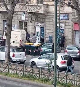 Corso Giulio Cesare in preda al degrado