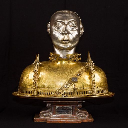 Busto reliquiario di san Bernardo di Aosta