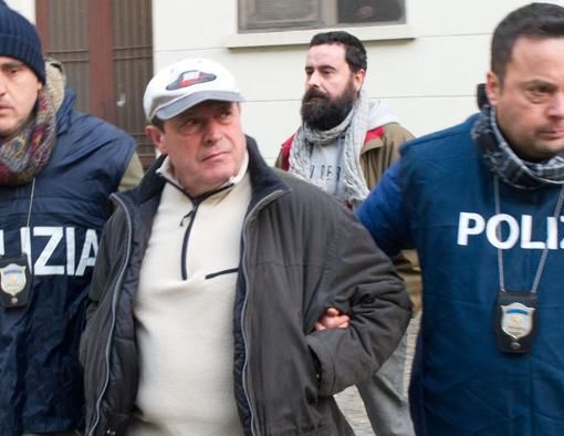 Rocco Schirripa il giorno del suo arresto