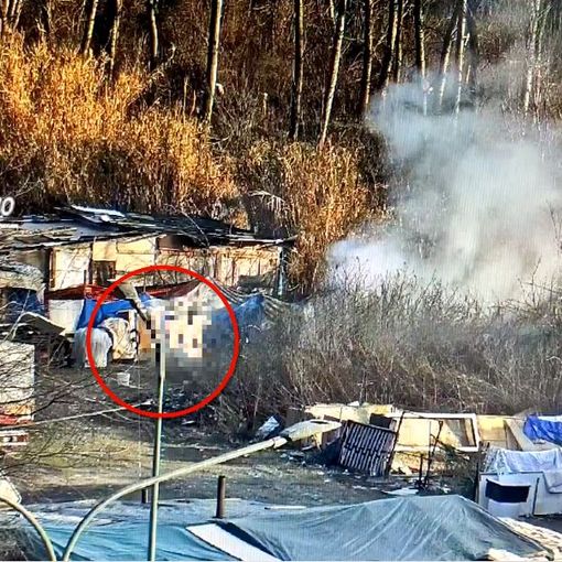 Incendio di rifiuti in via Germagnano vicino al campo rom: un arresto (VIDEO)