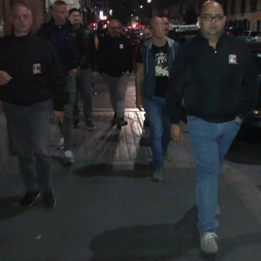 Forza Nuova, passeggiata notturna per la sicurezza in corso Vercelli