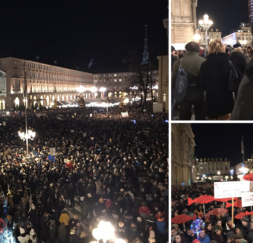 Il day after delle Sardine a Torino: &quot;Non ci trasformeremo in partito, ma condizioneremo la politica&quot; [VIDEO]