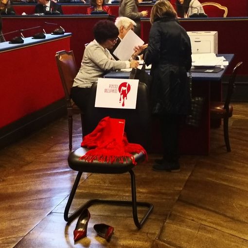 In Sala Rossa un &quot;Posto Occupato&quot; per ricordare le vittime di violenza