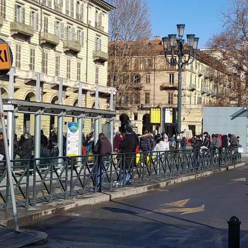 sciopero dei mezzi pubblici a Torino