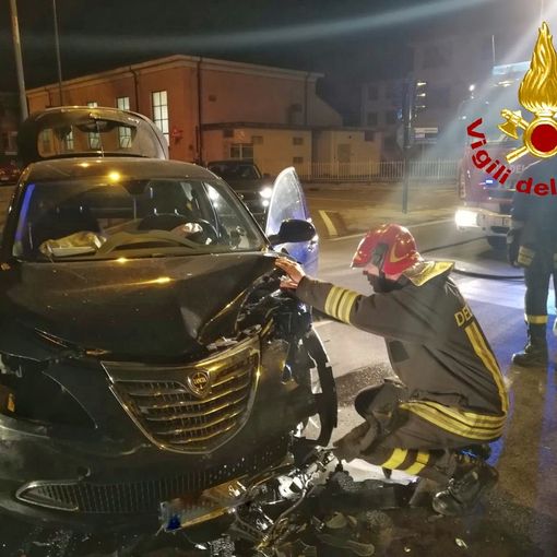 Scontro tra due auto nella notte a Sant'Antonino di Susa