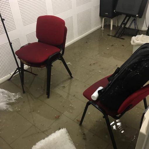 Allagata la scuola di musica di Moncalieri, &quot;ma noi andiamo avanti&quot; (FOTO e VIDEO)