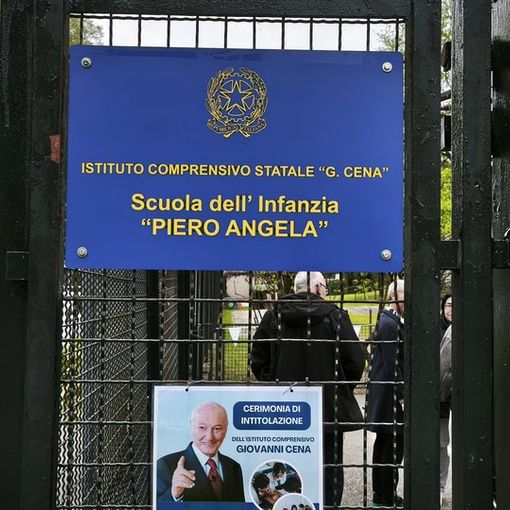 La scuola di Abbadia di Stura intitolata a Piero Angela