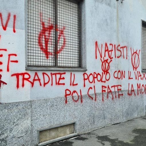 sede lega in barriera vandalizzata