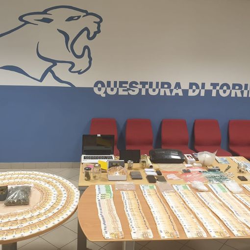 Giovane spacciatore della Torino bene in manette: in cassaforte 52 mila euro