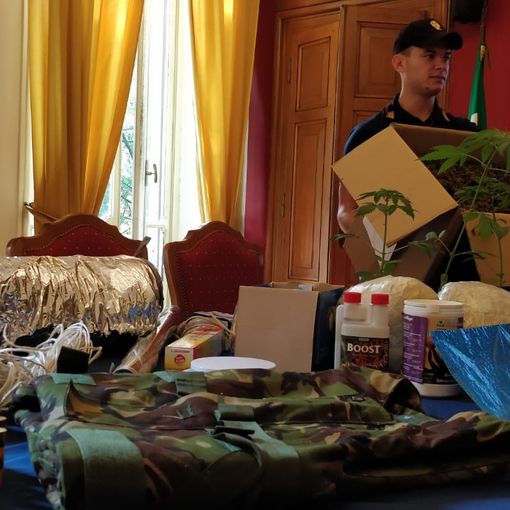 Madonna di Campagna: maxi sequestro di marijuana, 2 arresti