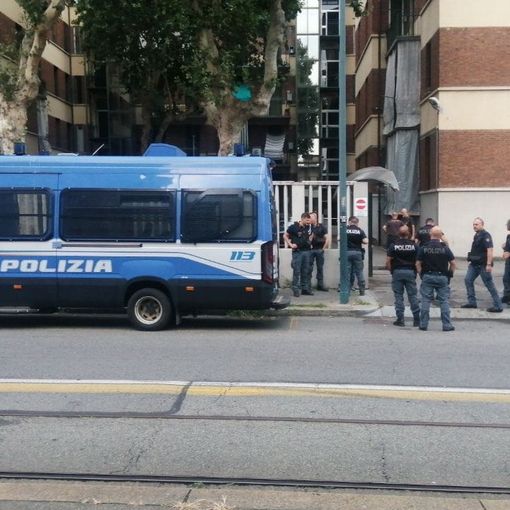 polizia e sgombero