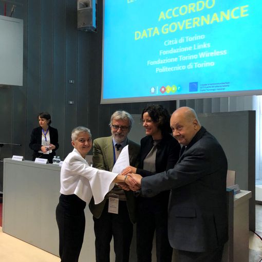 Firmato un accordo di cooperazione tra i laboratori tecnologici di Città di Torino, Fondazione Links, Fondazione Torino Wireless e Politecnico di Torino