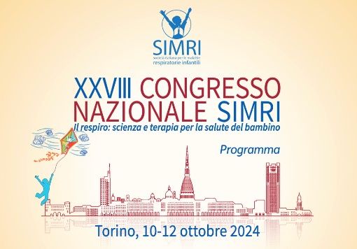 Il 10 ottobre al via il il XXVIII Congresso Nazionale della Società Italiana per le Malattie Respiratorie Infantili
