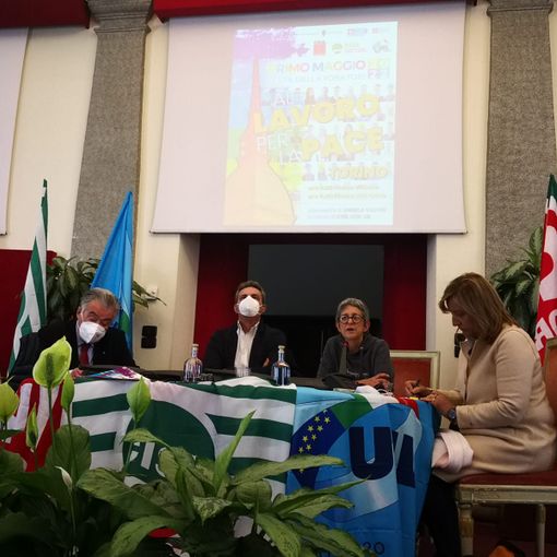 sindacati e conferenza primo maggio