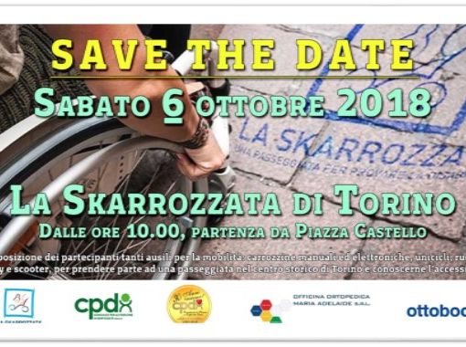 La Consulta per le Persona in Difficoltà organizza la Skarrozzata di Torino