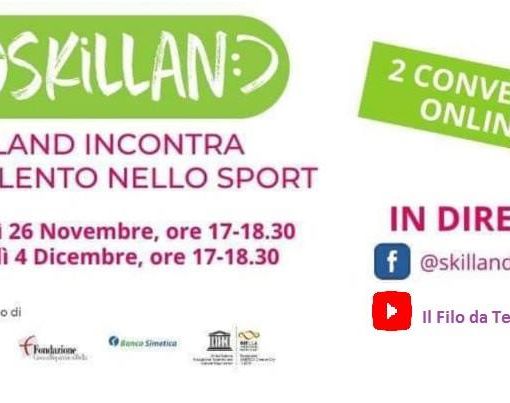 Skilland: alla scoperta dei propri talenti. Online il 26 novembre per parlare di sport