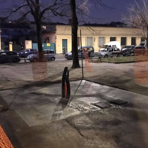 i lavori al Punto Smat che sorgerà in piazza Campanella